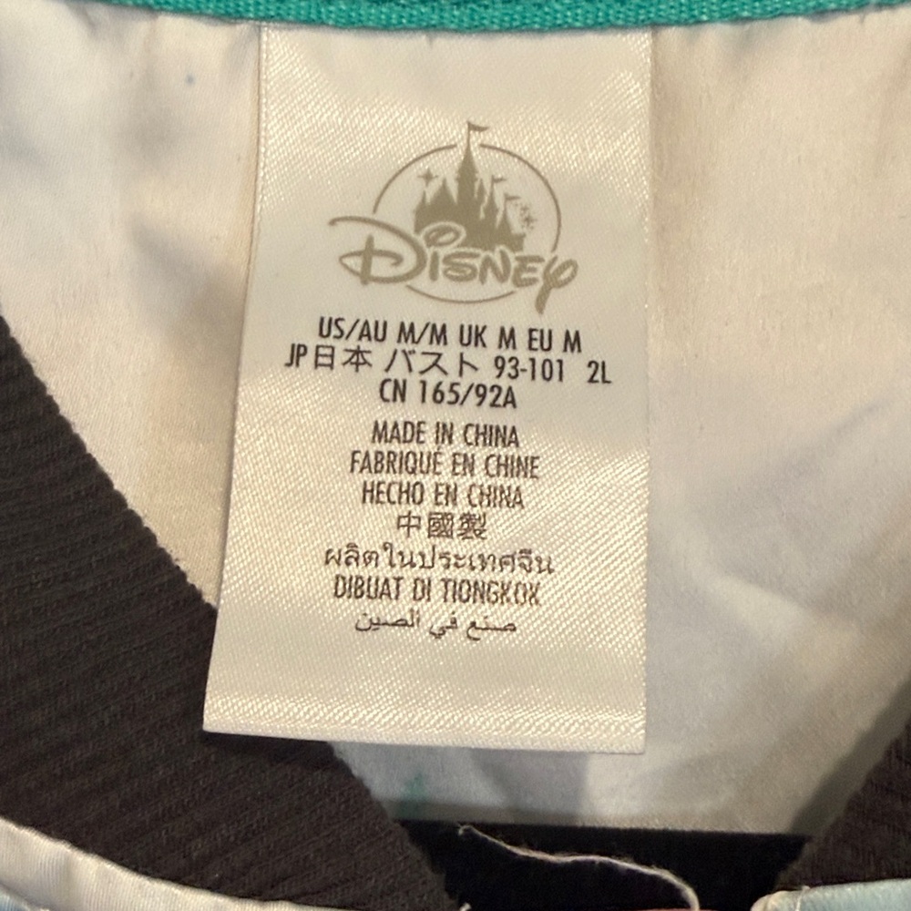 Disney World Disney Parks Multicolor Light Weight Bomber Jacket Casual Chic - Picture 2 of 6